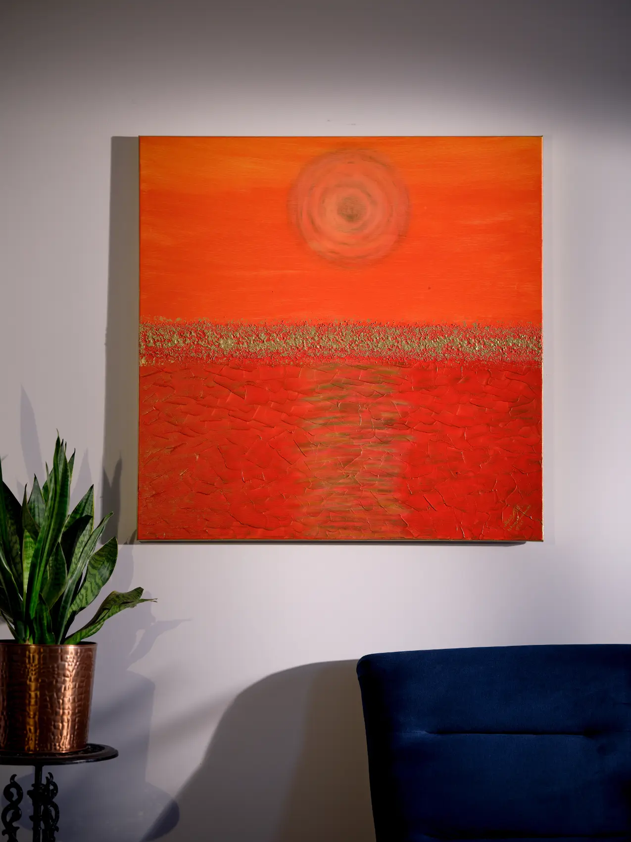 Zachód słońca na Marsie